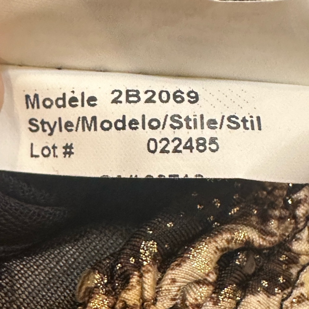 Joseph Ribkoff Animal Print Zip Front Ruffle Collar Vest top - Picture 10 of 12